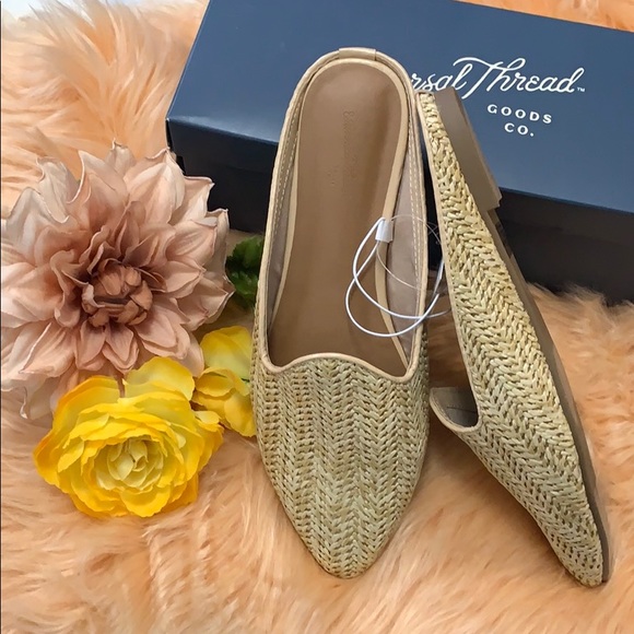 🛍 NEW! Tan Wicker Woven Mule Shoes - Picture 4 of 4